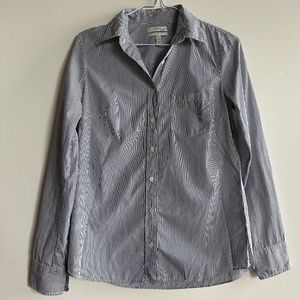 J. Crew Boy Cut Striped Button Down Shirt
